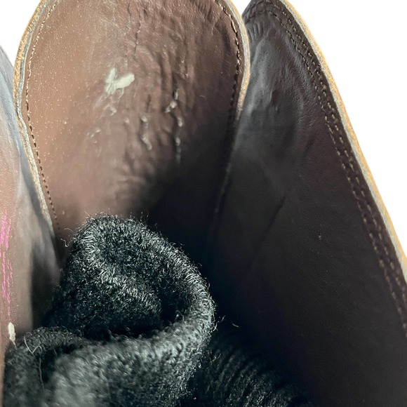 Anthropologie Plenty By Tracy Reese Brown Bootie Womens 7.5 - Picture 8 of 9